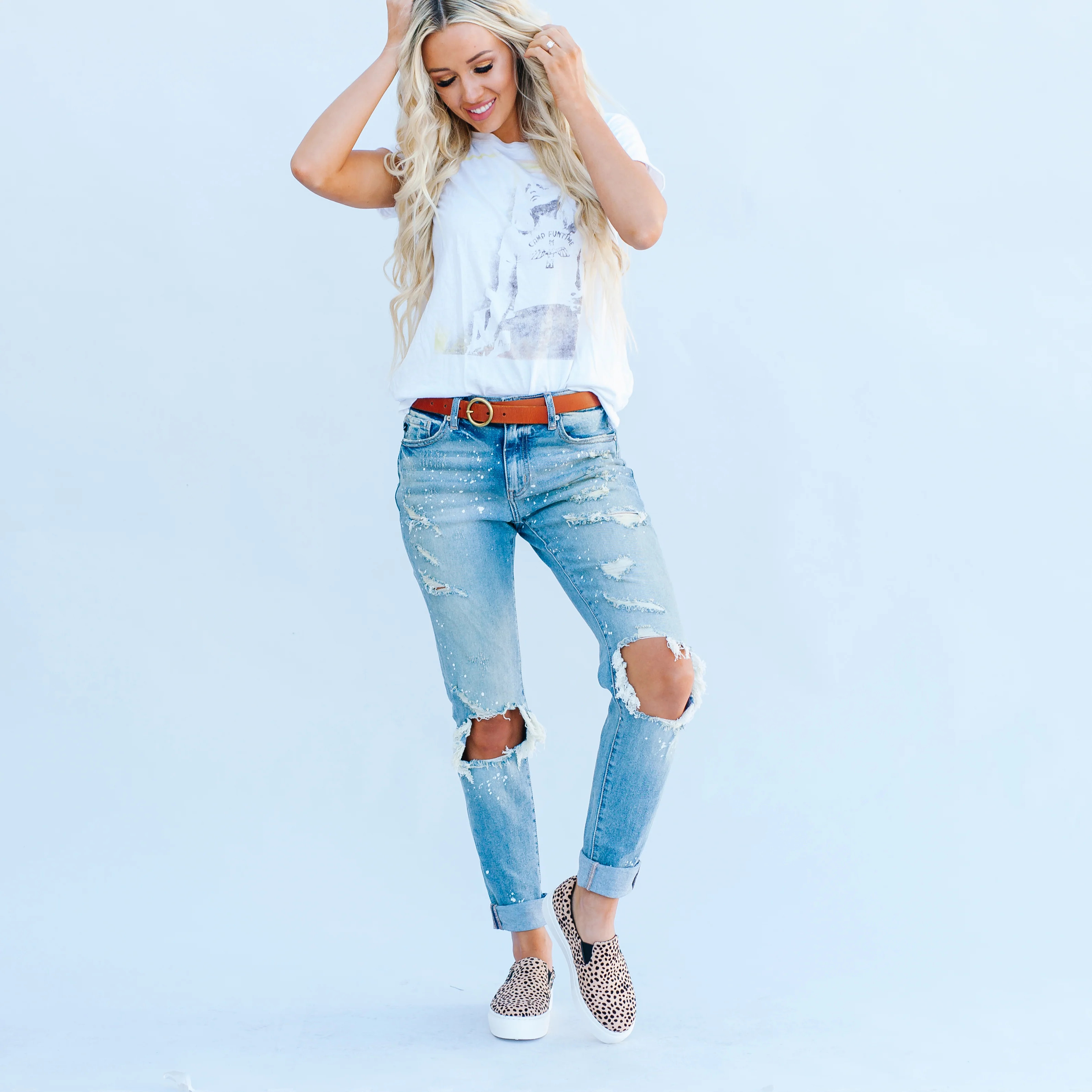 Summer Crush Boyfriend Kancan Jeans | Hashtag DNA