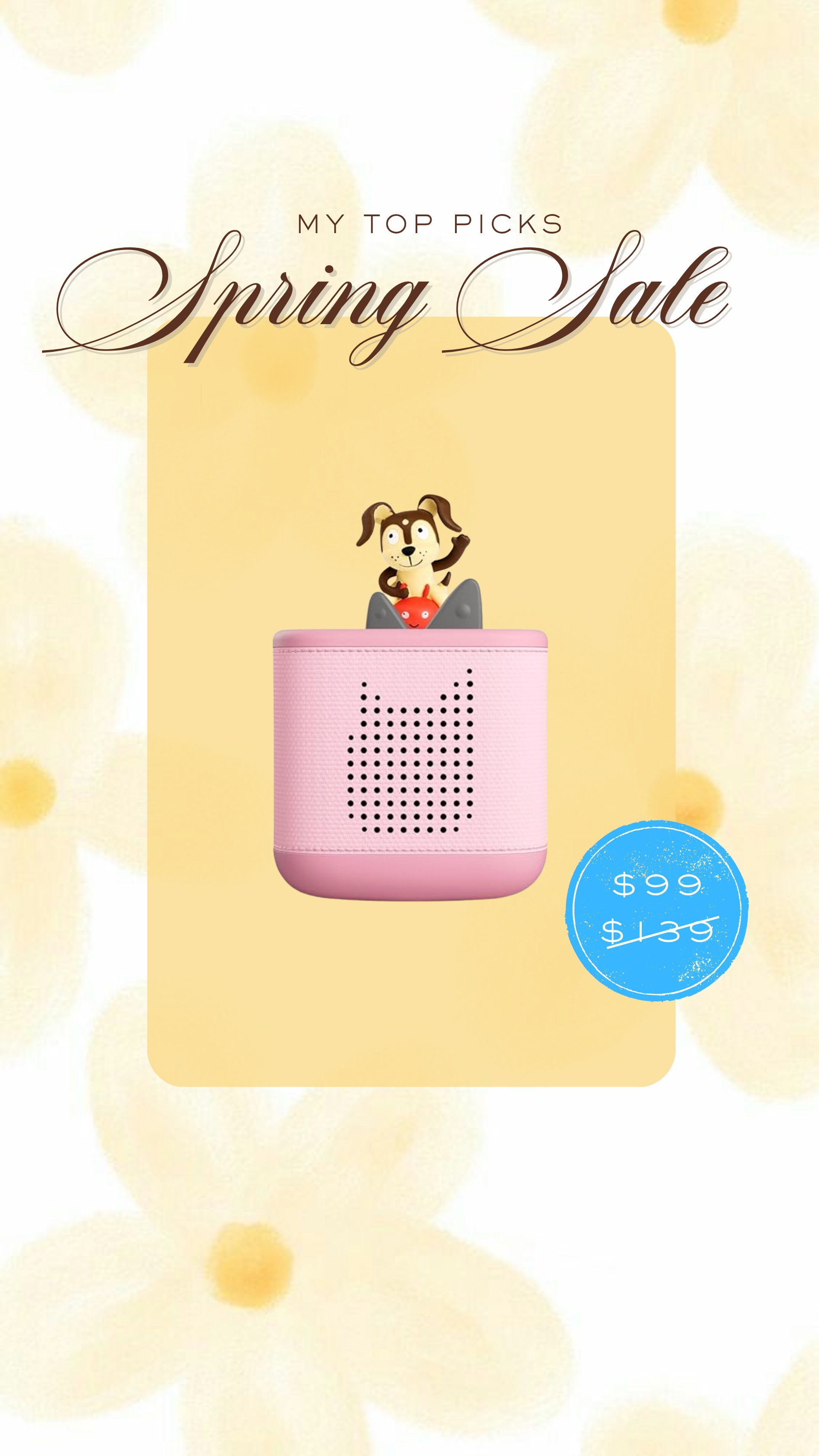 The tonies box is on sale!

amazon finds, amazon kids, amazon spring sale  

 #LTKSaleAlert