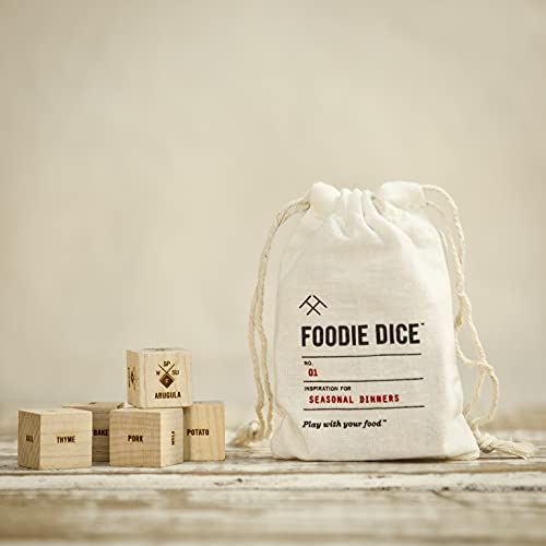 Foodie Dice® No. 1 Seasonal Dinners (pouch) // Foodie gift, Christmas gift, cooking gift, stocking s | Amazon (US)