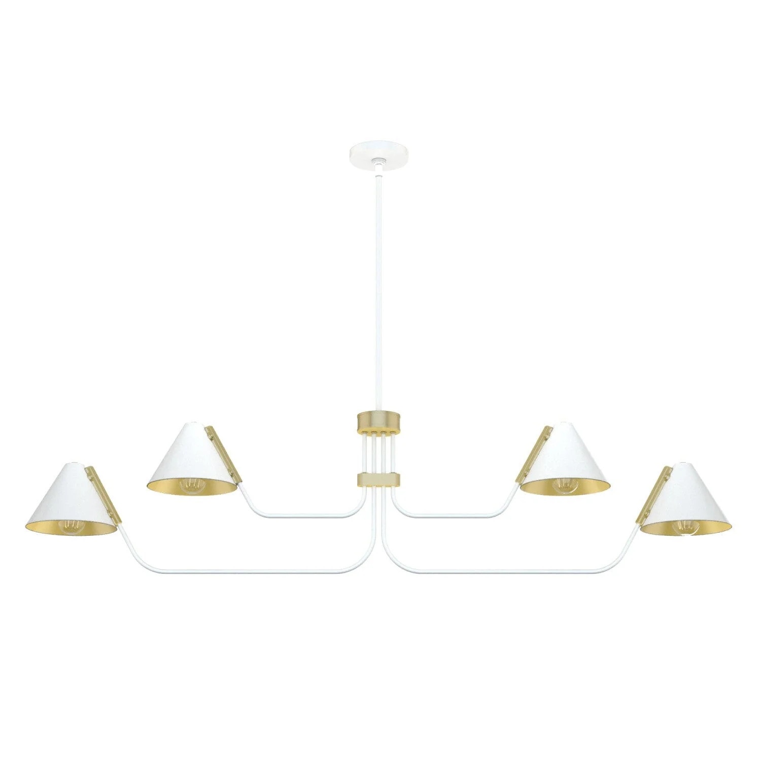 Grove Isle 4 Light Chandelier - 19206 | Hunter Fan Company