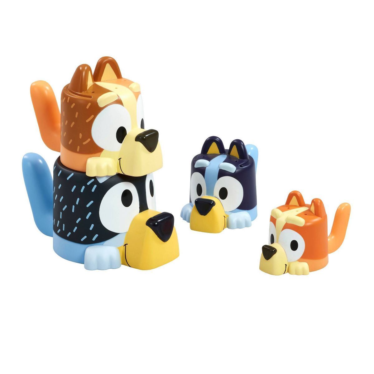 Tomy Bluey Family Pourers - Nesting, Stacking Cups Bath Toy | Target