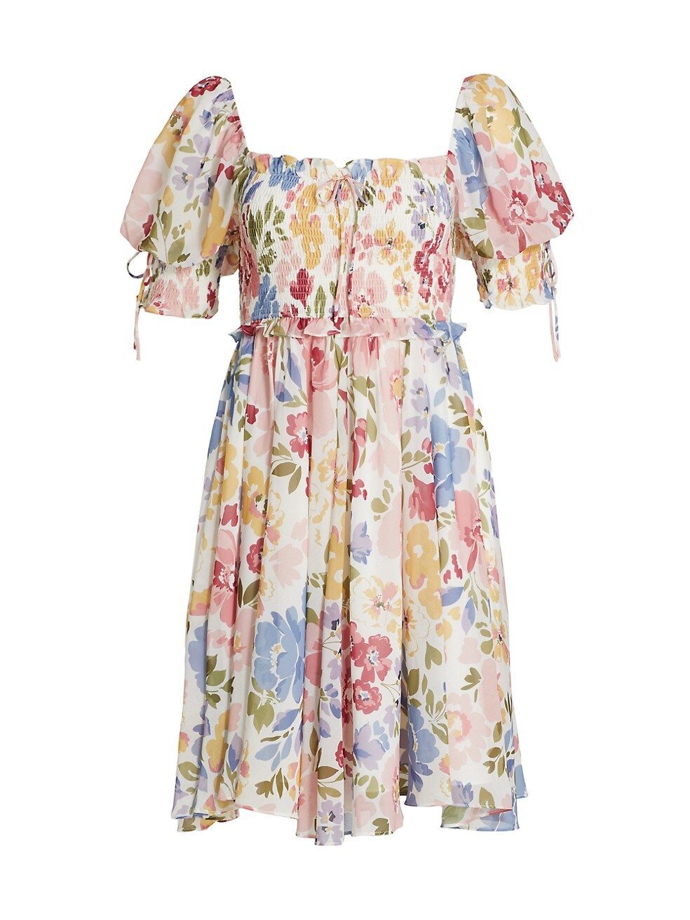 Constantia Floral Smocked Dress | Saks Fifth Avenue