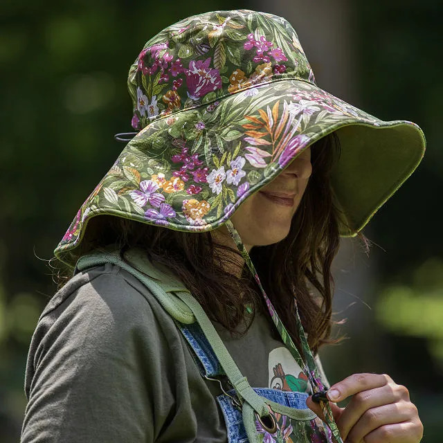Blooming Floral Gardener's Hat | UncommonGoods