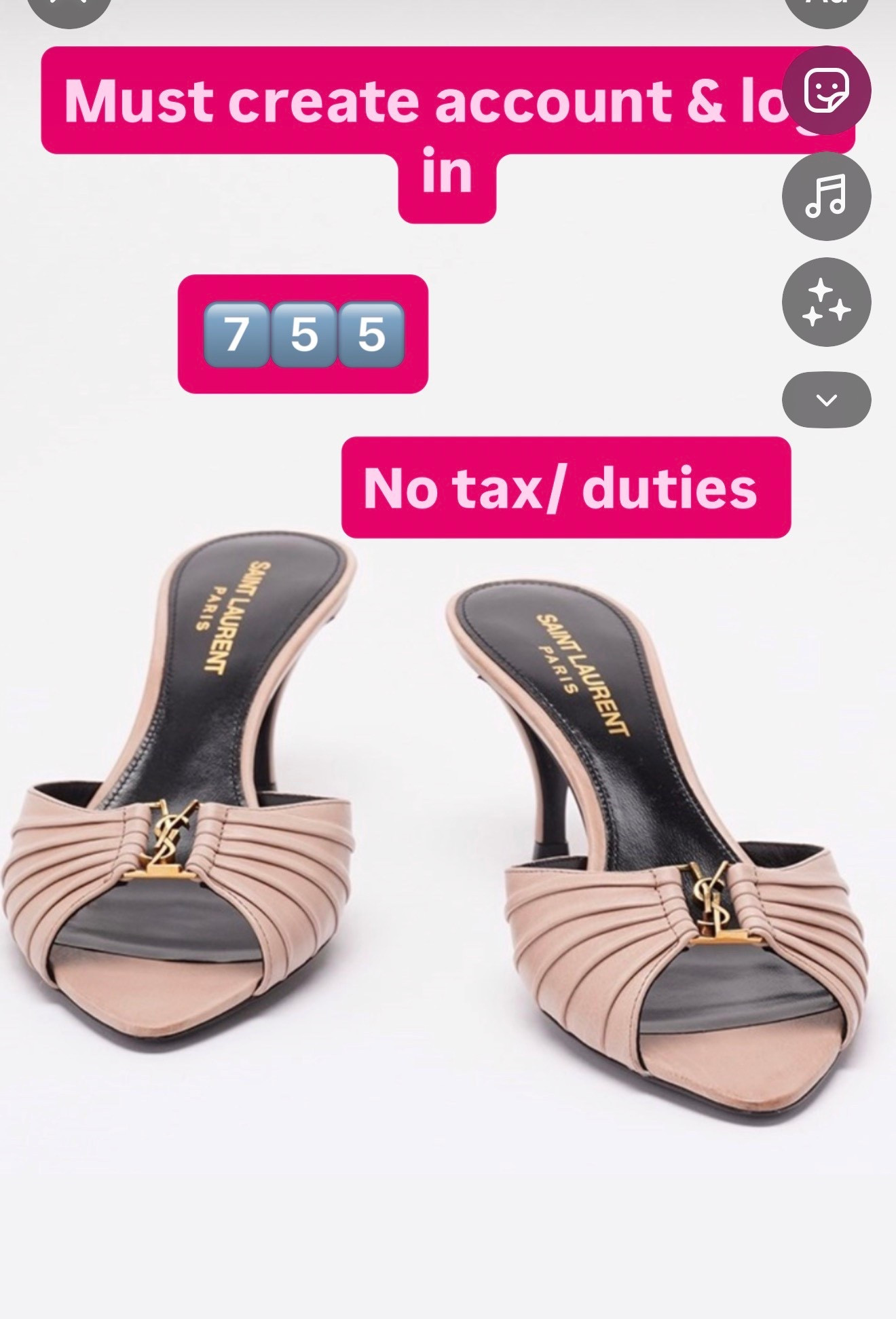 Saint Laurent mule sale 

#LTKSeasonal #LTKSaleAlert #LTKootd