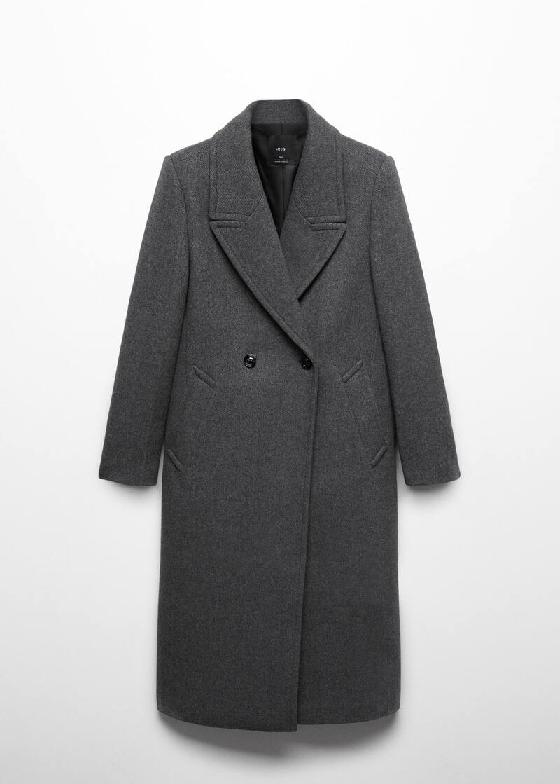 Lapels wool coat | MANGO (US)