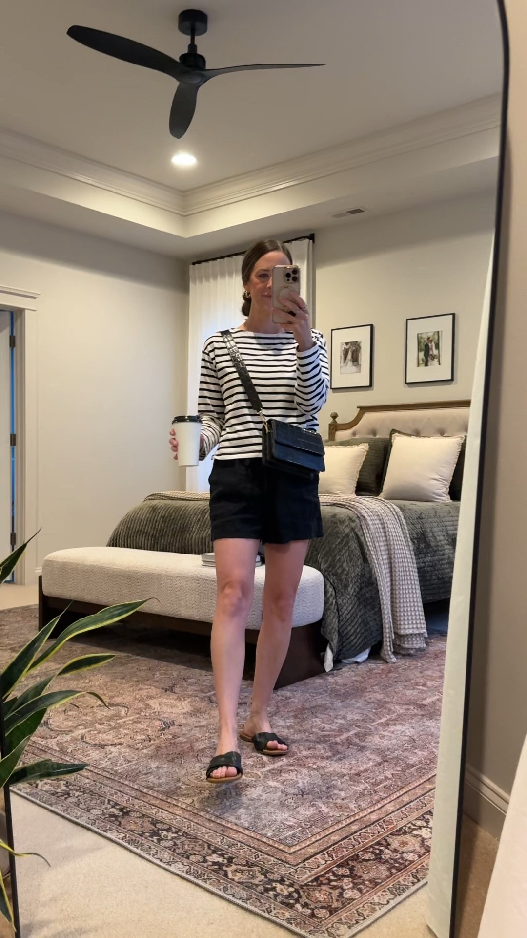 Casual spring capsule outfit

A stripe top + linen shorts is one of those combinations that never fails.

Simple. Breathable. Pulled together in under five minutes.

• Boxy stripe top
• Quince linen shorts (size S)
Use code INFG-26LINENANDLIGHTCO10
• Black slide sandals

Perfect for:
spring capsule wardrobe
linen shorts outfit
stripe top outfit
classic mom style
minimal summer outfit



#LTKSeasonal #LTKmomlife #LTKootd