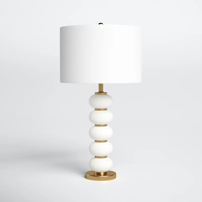 Bowerman 28.38" Ivory/Gold Table Lamp | Wayfair North America