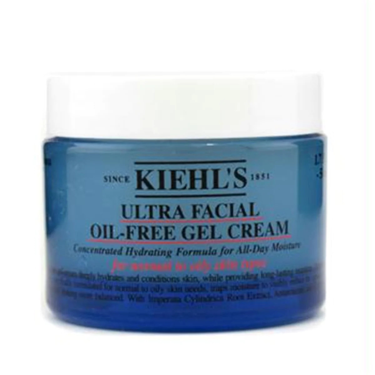Kiehls 12922428601 Ultra Facial Oil-Free Gel Cream -For Normal to Oily Skin - 50ml-1.7oz | Shop Simon