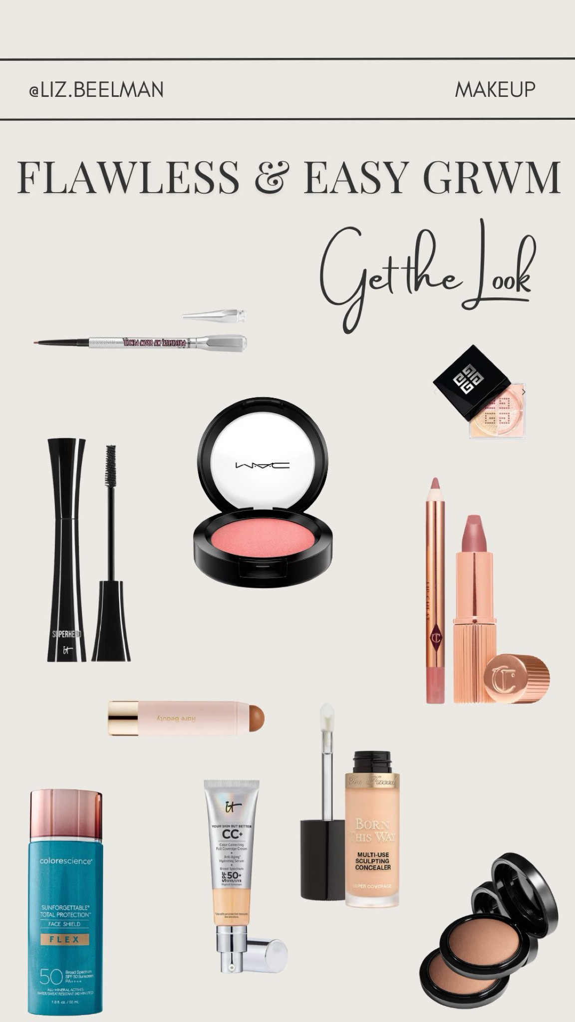 FLAWLESS AND EASY GRWM: Get the Look