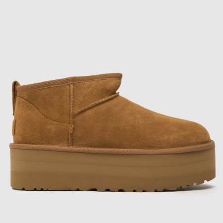 Womens Chestnut UGG Classic Ultra Mini Platform Boots | schuh | Schuh