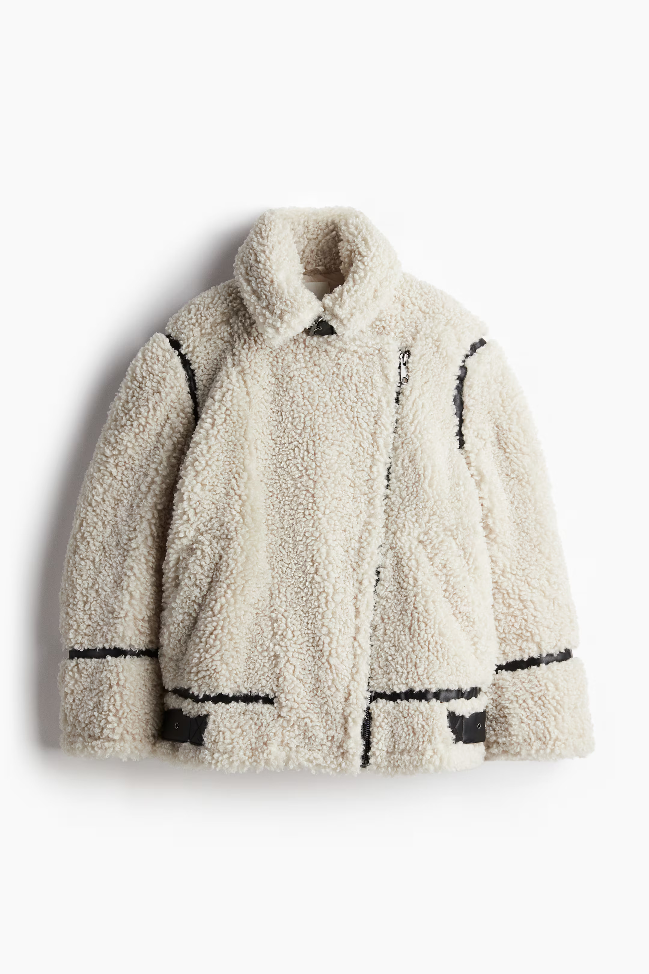 Oversized Teddy Fleece Jacket | H&M (US + CA)