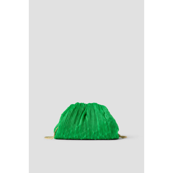 Loeffler Randall Clover Bailey Clutch Green | Rent the Runway