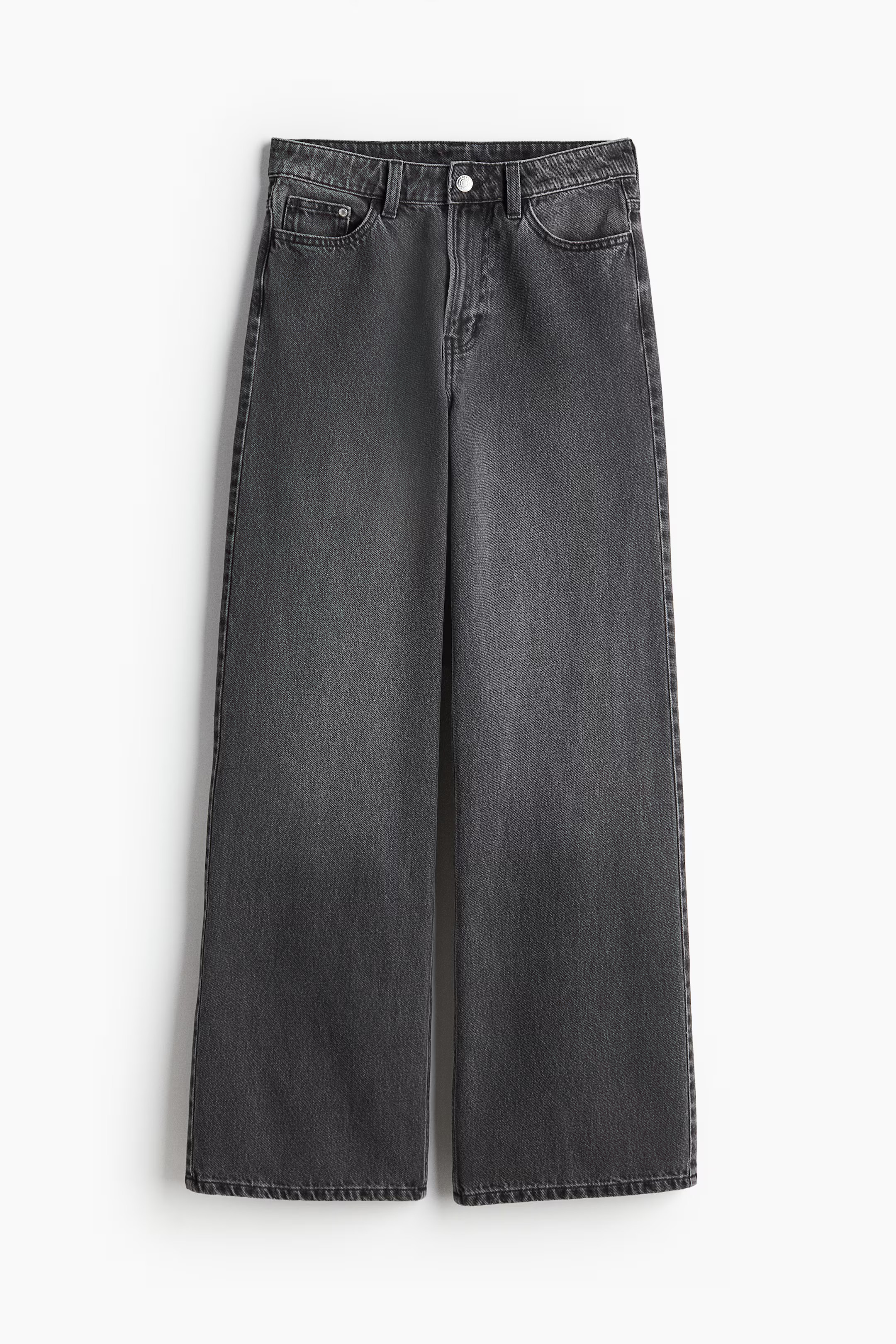 Ava Jean - Ultra high waist - Long - Dark gray - Ladies | H&M US | H&M (US + CA)