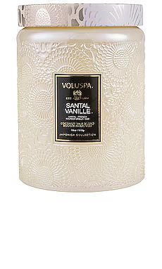 Voluspa Santal Vanille Large Jar Candle in Santal Vanille from Revolve.com | Revolve Clothing (Global)