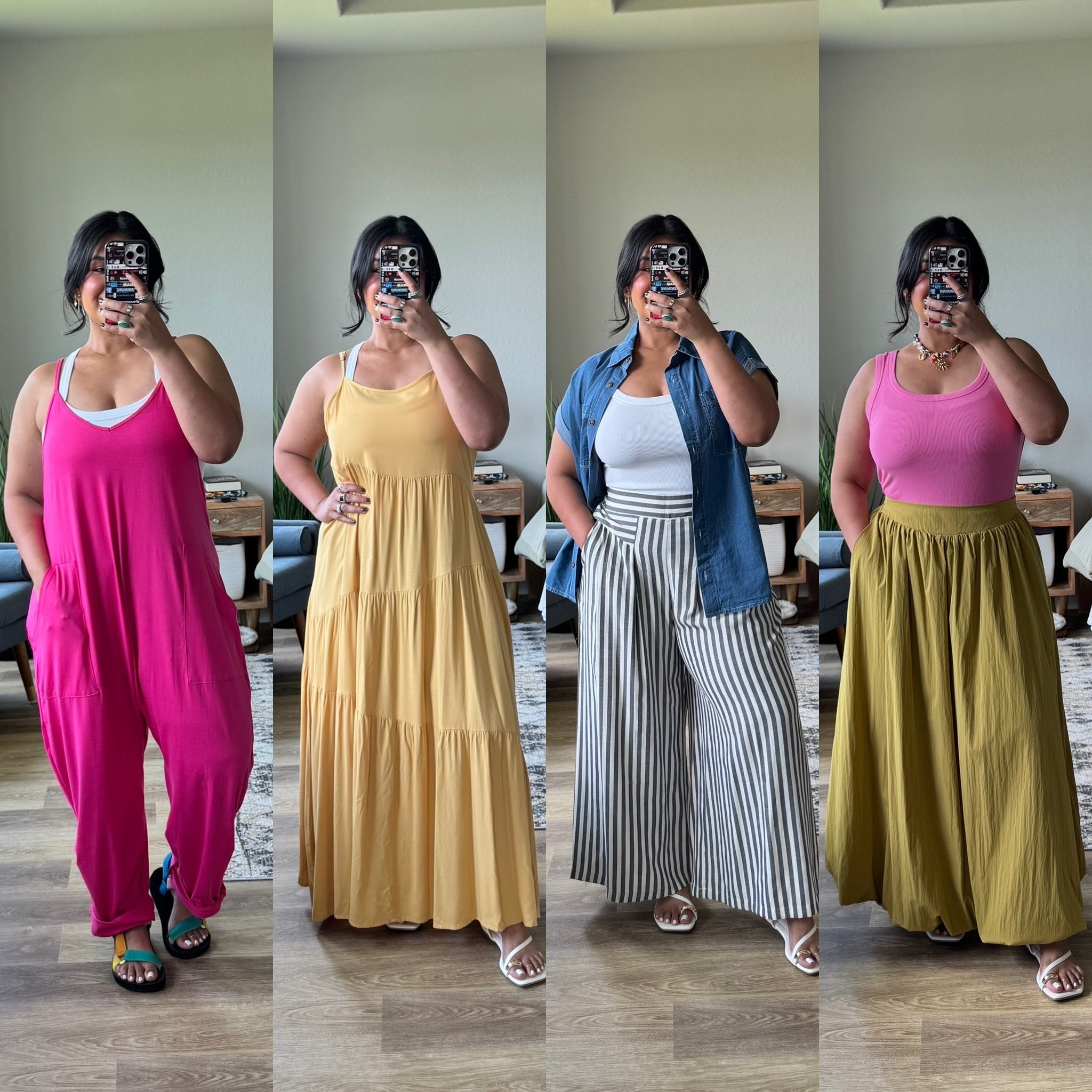 Easy, comfy, lightweight summer outfits from Amazon. Wearing a L in everything! I’m 5’1” size 12. Also linking my favorite slip shorts that I wear under dresses and skirts. I like to size up so they aren’t tight. I wear the XL.

#LTKPetite #LTKMidsize #LTKOver40
