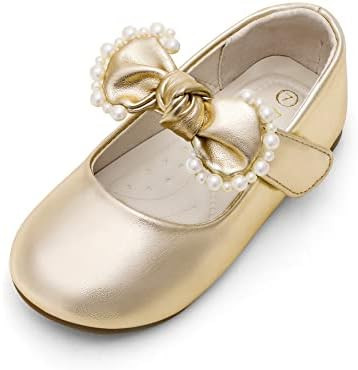 DREAM PAIRS Girl Dress Shoes Mary Jane Flats for Party School Wedding (Toddler/Little Kid) | Amazon (US)