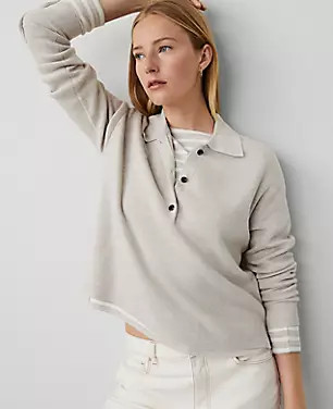 AT Weekend Polo Sweater | Ann Taylor (US)