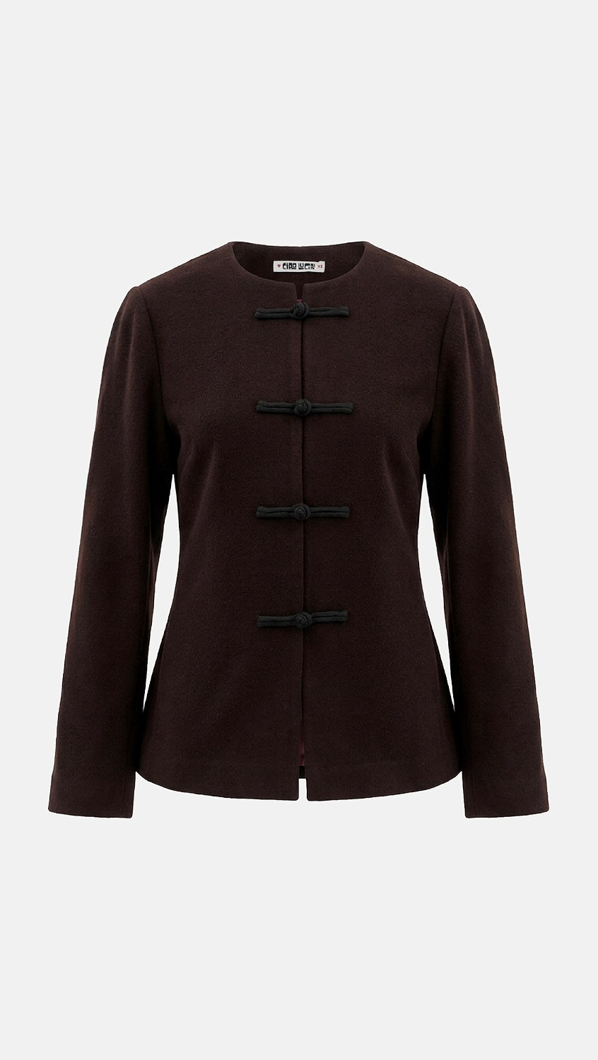 Ciao Lucia Danelle Wool Coat Brun XL | Shopbop