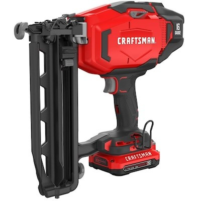 CRAFTSMAN V20 16-Gauge 20-Volt Max Cordless Finish Nailer Lowes.com | Lowe's