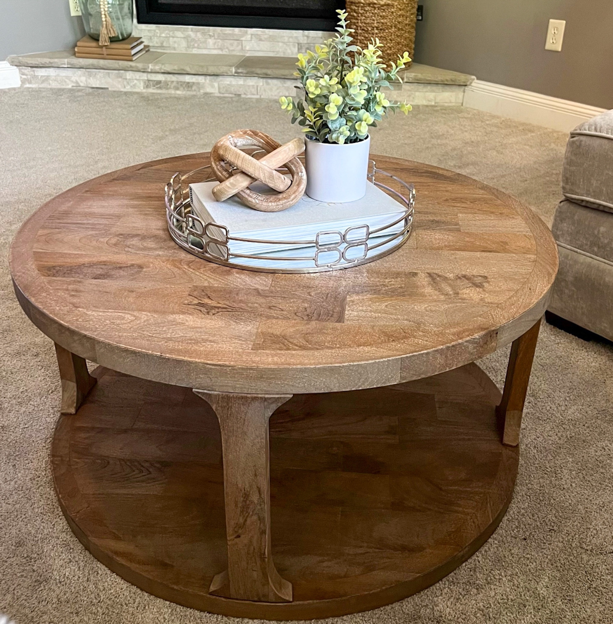 My coffee table is on sale! t’s from Target and is solid & sturdy! Also easy to put together. 
Living room, furniture, round, wood, quality, affordable, modern organic
#coffeetable #roundcoffeetable #livingroomfurniture #coffeetabledecor

#LTKSaleAlert #LTKHome #LTKSummerSales