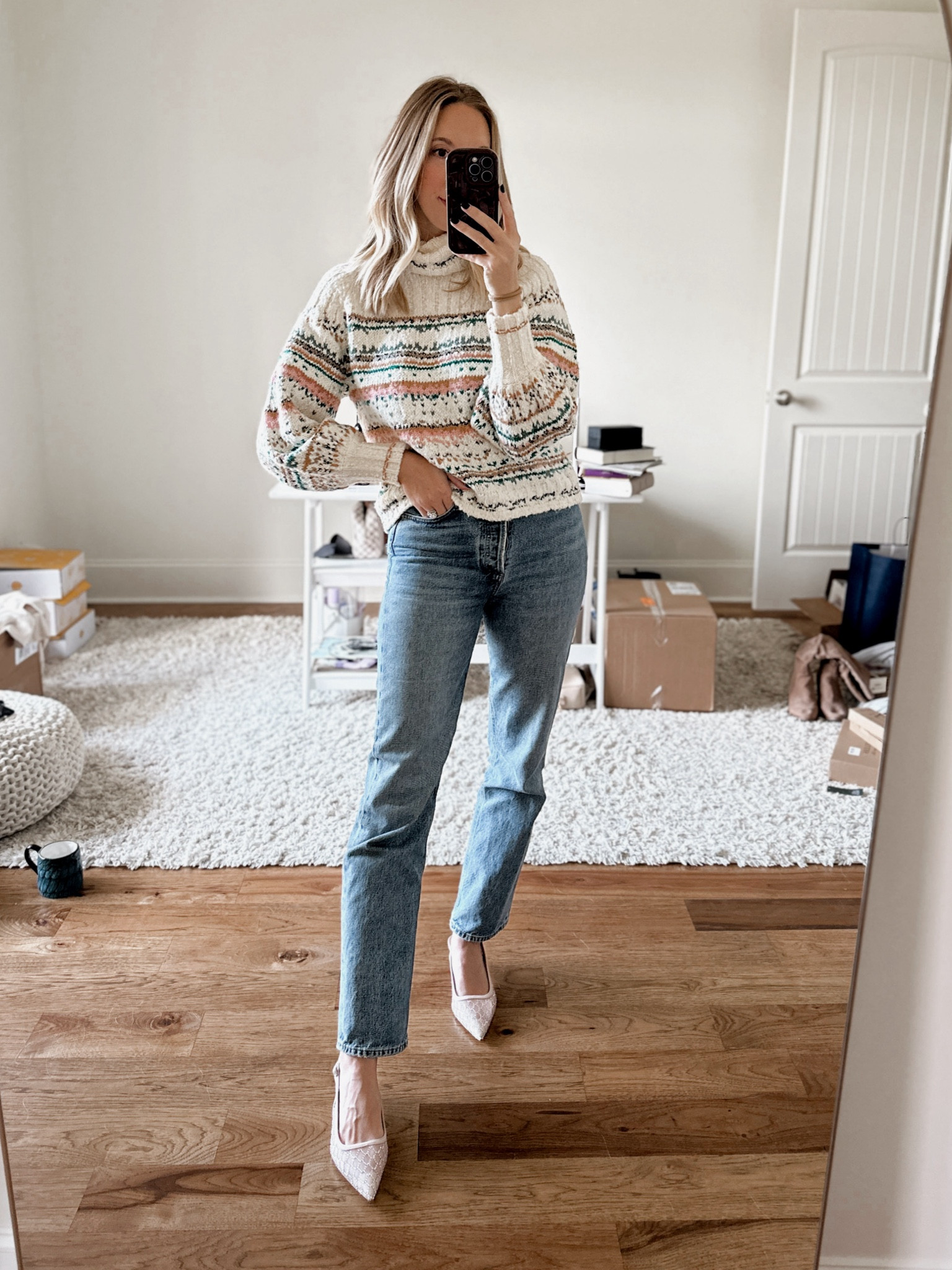 Anthropologie sweaters on sale! Holiday festive jeans outfit. Agolde straight leg high rise jeans. Sparkle kitten heel pumps



#LTKHoliday #LTKGiftGuide #LTKCyberWeek