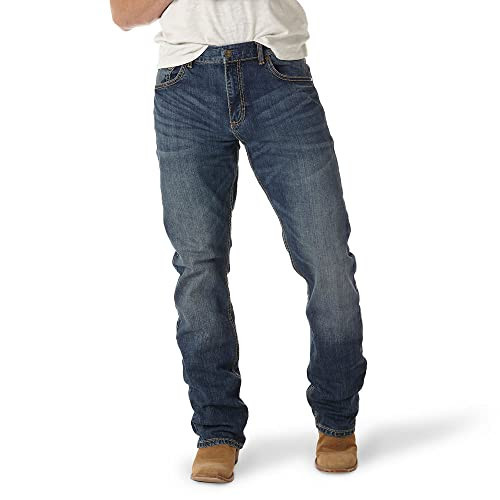 Wrangler Men's Retro Layton Slim Fit Bootcut Jeans Big - 10WLT77LY-BIG 44W x 32L US | Amazon (US)