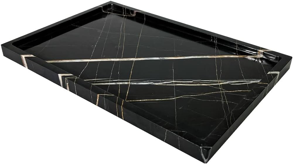 Marble Tray-black Gold  | Amazon (US)