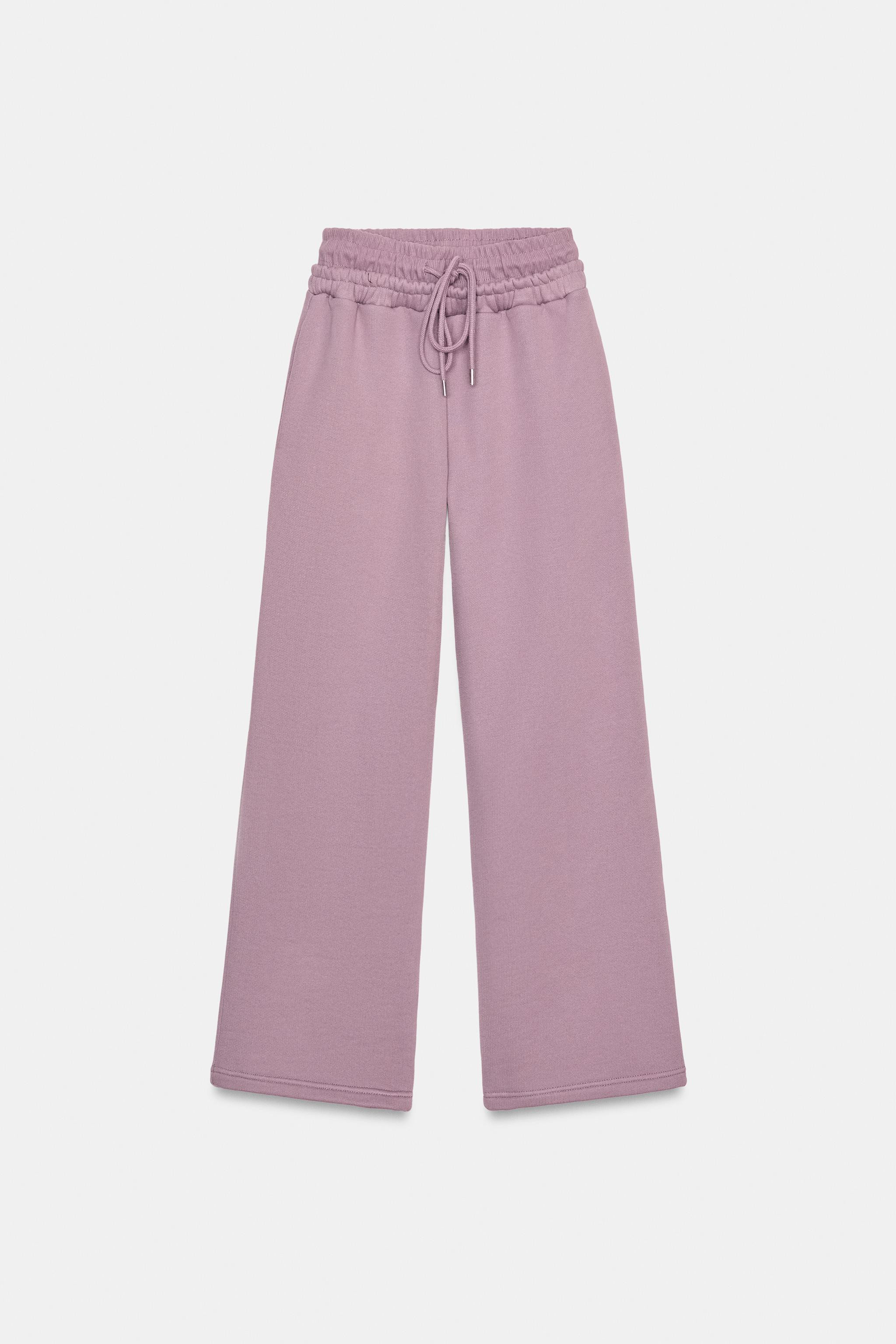 STRAIGHT LEG PLUSH PANTS | Zara US