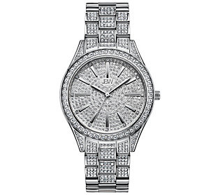 JBW Women's Cristal 1/10 cttw Diamond Stainless Watch | QVC