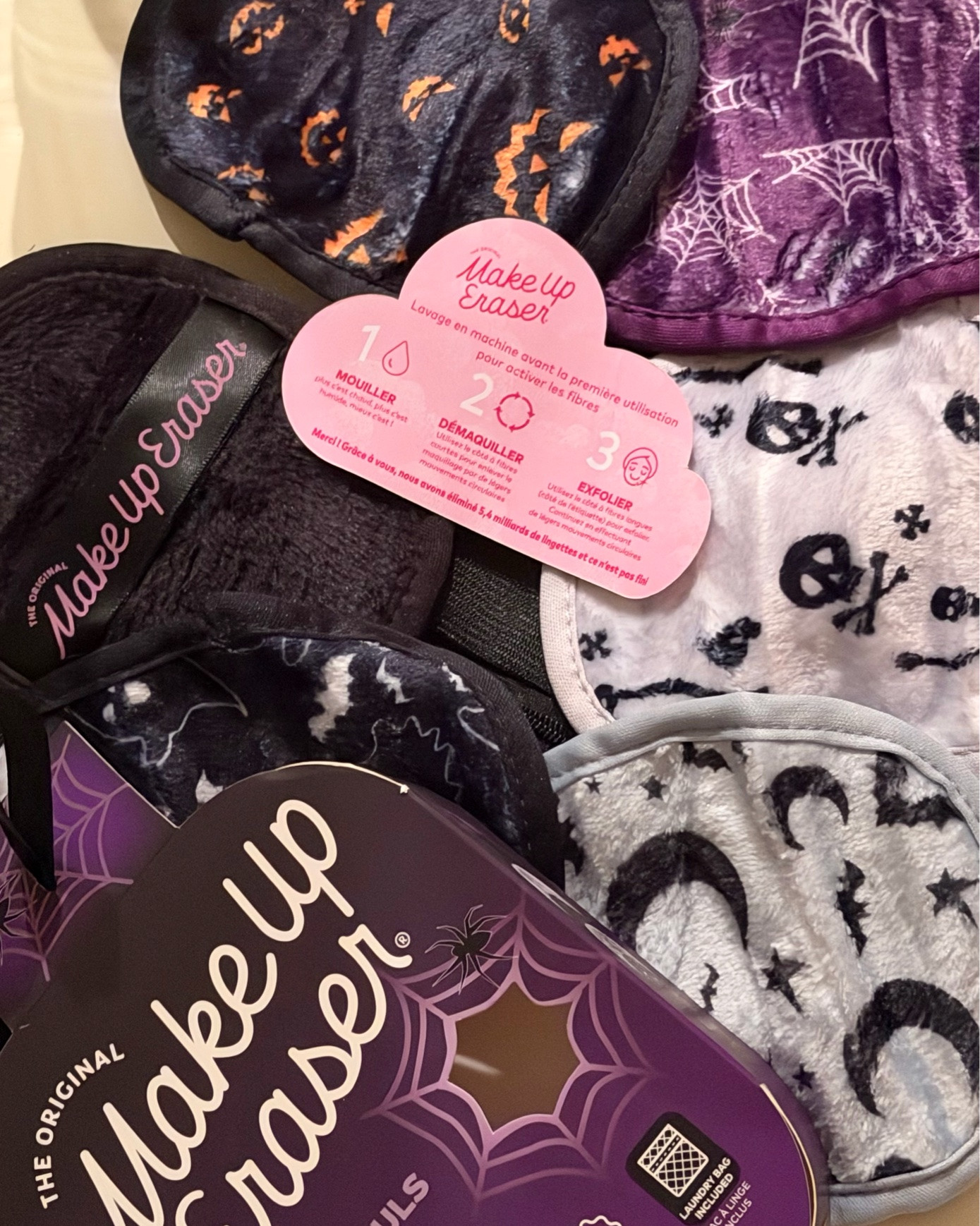 The Original Makeup Eraser, 7-Day Set, Erase All Makeup with Just Water, Including Waterproof Mascara, Eyeliner, Foundation, Lipstick, Sunscreen, and More!

Say goodbye to skin drying alcohol and astringent makeup removers and say hello to a fresh, clean face with the help of the MakeUp Eraser 7 day face pad set!

#LTKHome #LTKActive #LTKmomlife