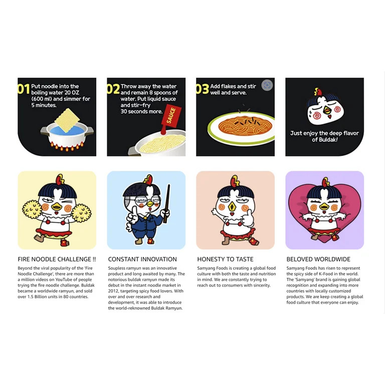 Samyang Spicy Hot Chicken Flavor Instant Ramen, 4.94 oz, 5 pack | Walmart (US)