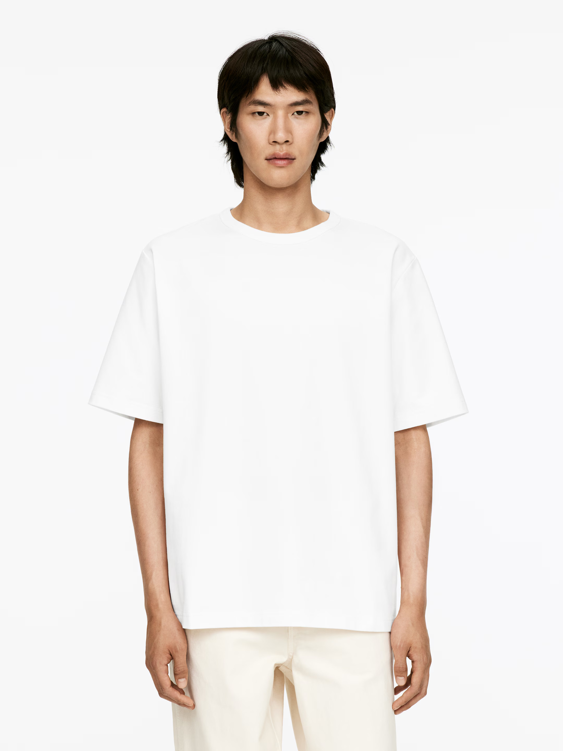 Oversized T-shirt van 270 gsm single jersey | H&M (DE, AT, CH, NL, FI)