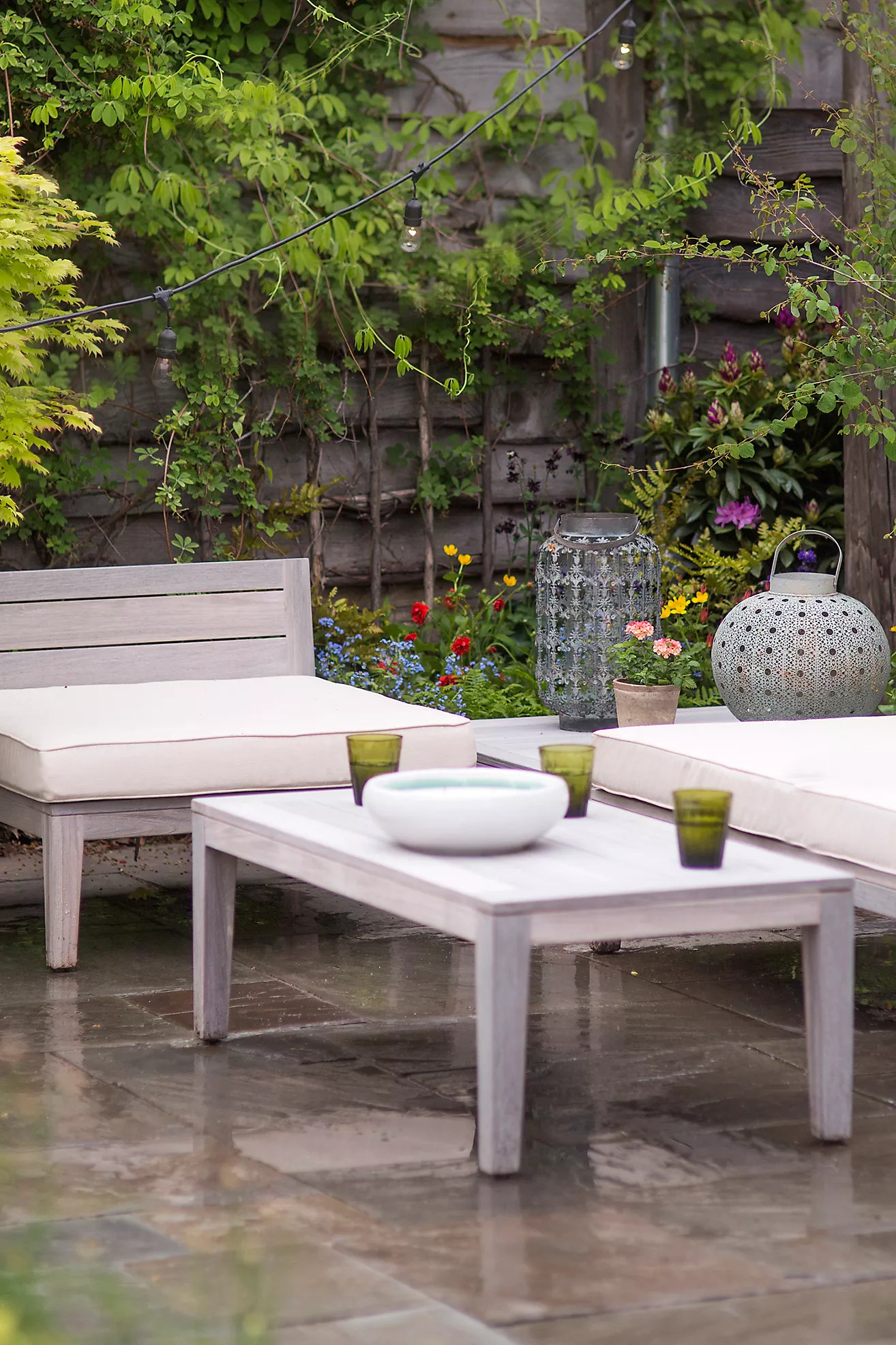 Vista Slatted Teak Coffee Table | Anthropologie (US)