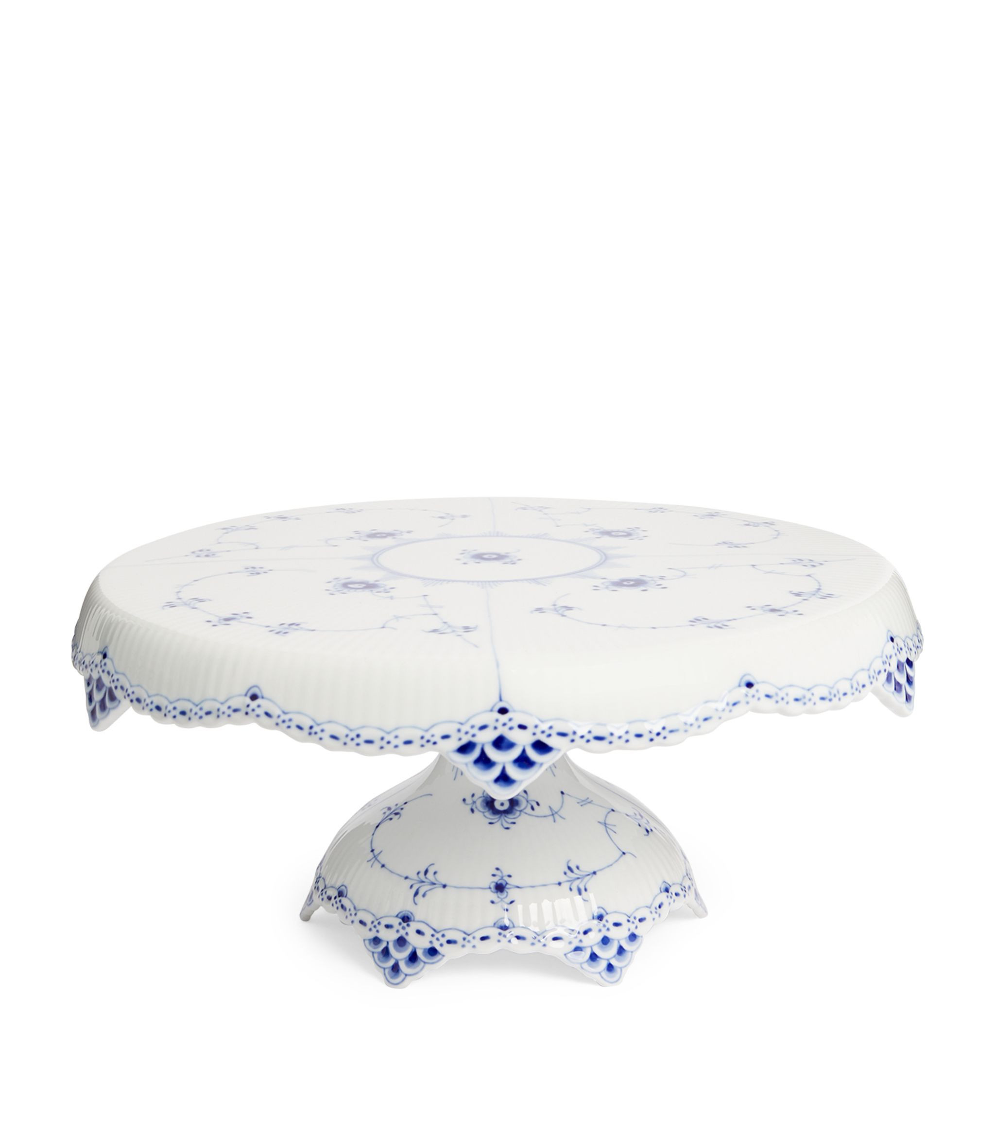 BLUE FLUTED CAKE STAND | Harrods