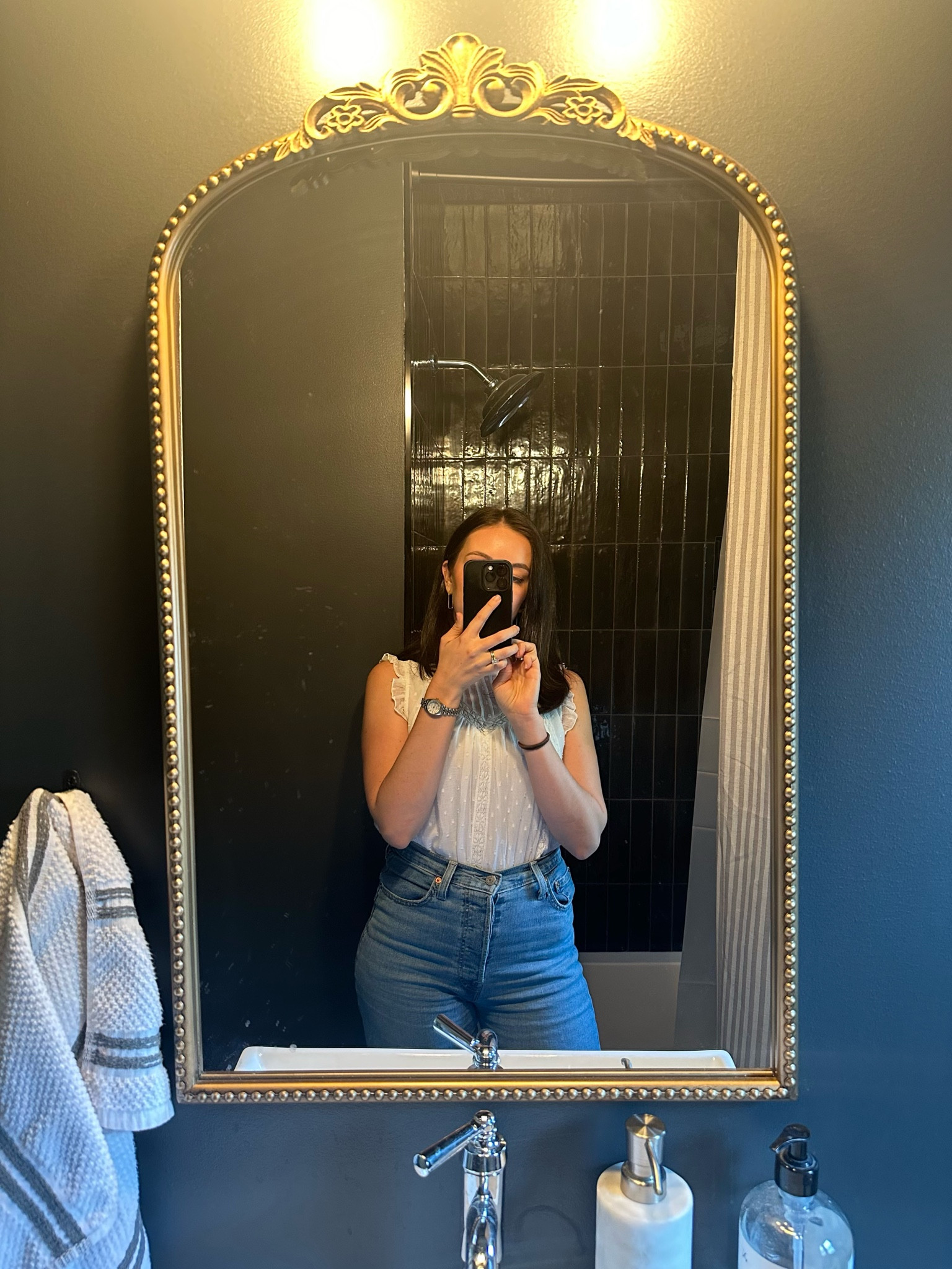 Gold Amazon mirror under $100 with a $20 coupon available right now! We have this in our bathroom and it’s the perfect French vintage touch  

#LTKHome #LTKSaleAlert #LTKFindsUnder100