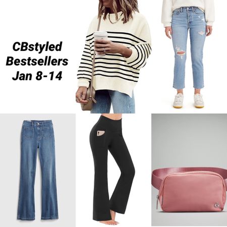 Bestsellers from last week:
1. Striped sweater again! Very soft and stretchy, lots of color options, oversized fit. 30% off coupon!
2. Levi’s straight jeans: fit tts and stretchy, 10% off
3. Gap flare jeans: fit tts, 30% off with code THIRTY
4. Yoga pants: so comfy and a trendy style, fit tts (I was between S and M on the size chart and got M for more length and they fit great). 10% off!
5. Lululemon belt bag: was restocked in cute spring colors but sold out again. I linked the sherpa version instead plus two Amazon lookalikes that’s basically identical and have tons of fun colors
Also linked a few more from the most popular items 


#LTKunder50 #LTKsalealert #LTKstyletip