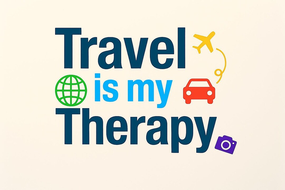 Travel is My Therapy PNG, Travel Quote Clipart (digital Download) - Etsy | Etsy (US)