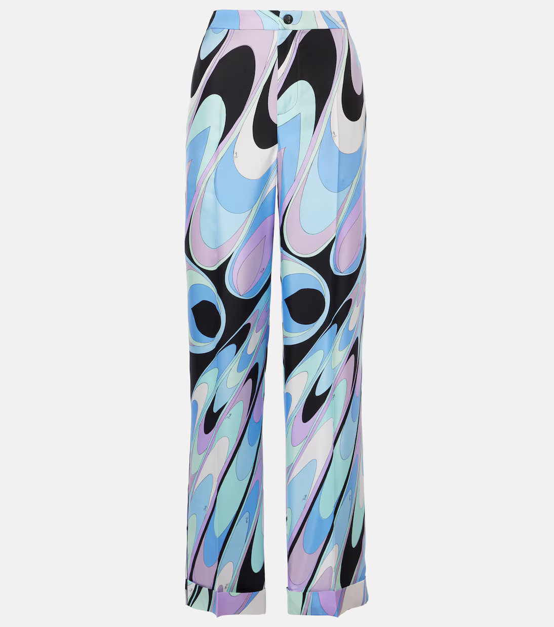 Printed silk twill wide-leg pants | Mytheresa (US/CA)