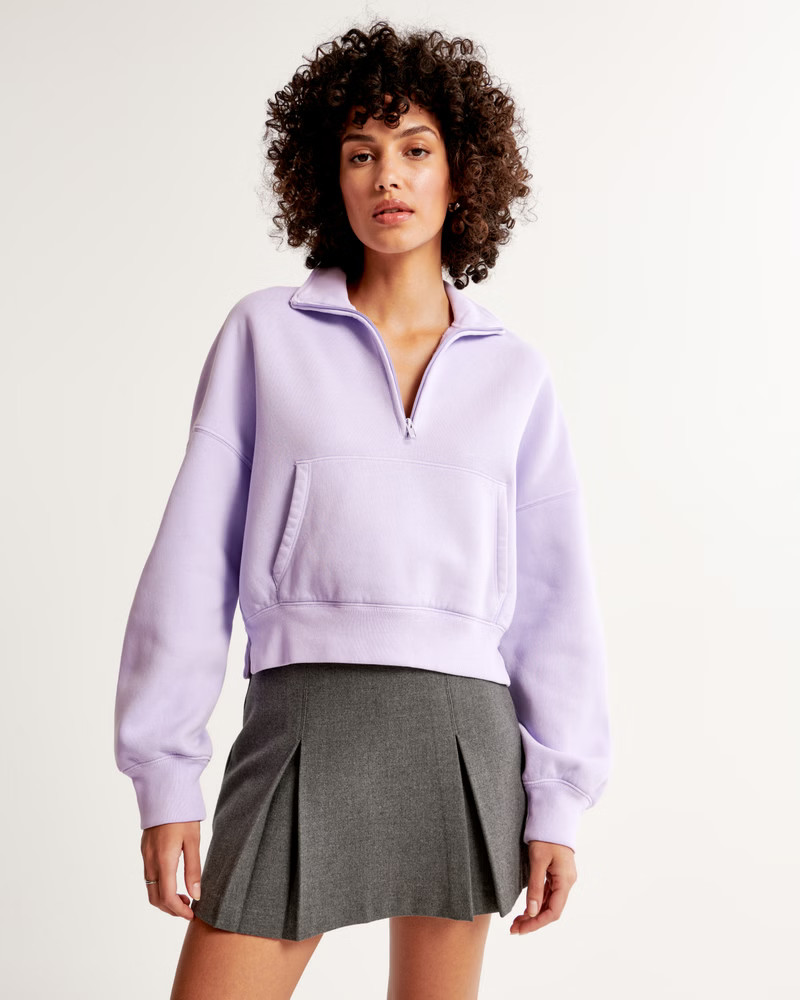 Mini Sunday Half-Zip | Abercrombie & Fitch (US)