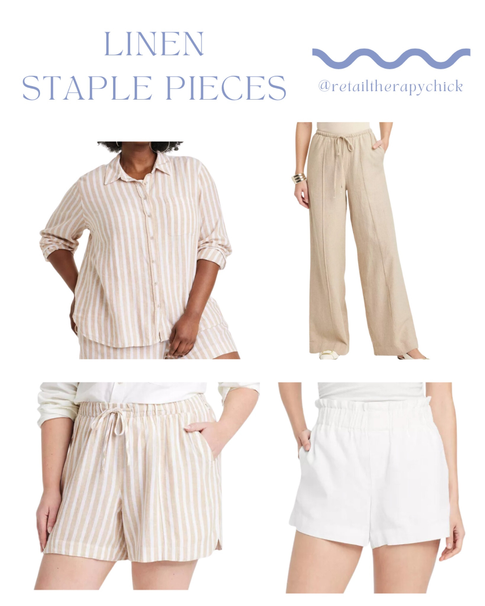 These linen pieces are timeless classics 🤍 

#linen
#linenpants
#beigelinen
#stripedlinentop 

#LTKtravel #LTKplussize #LTKworkwear
