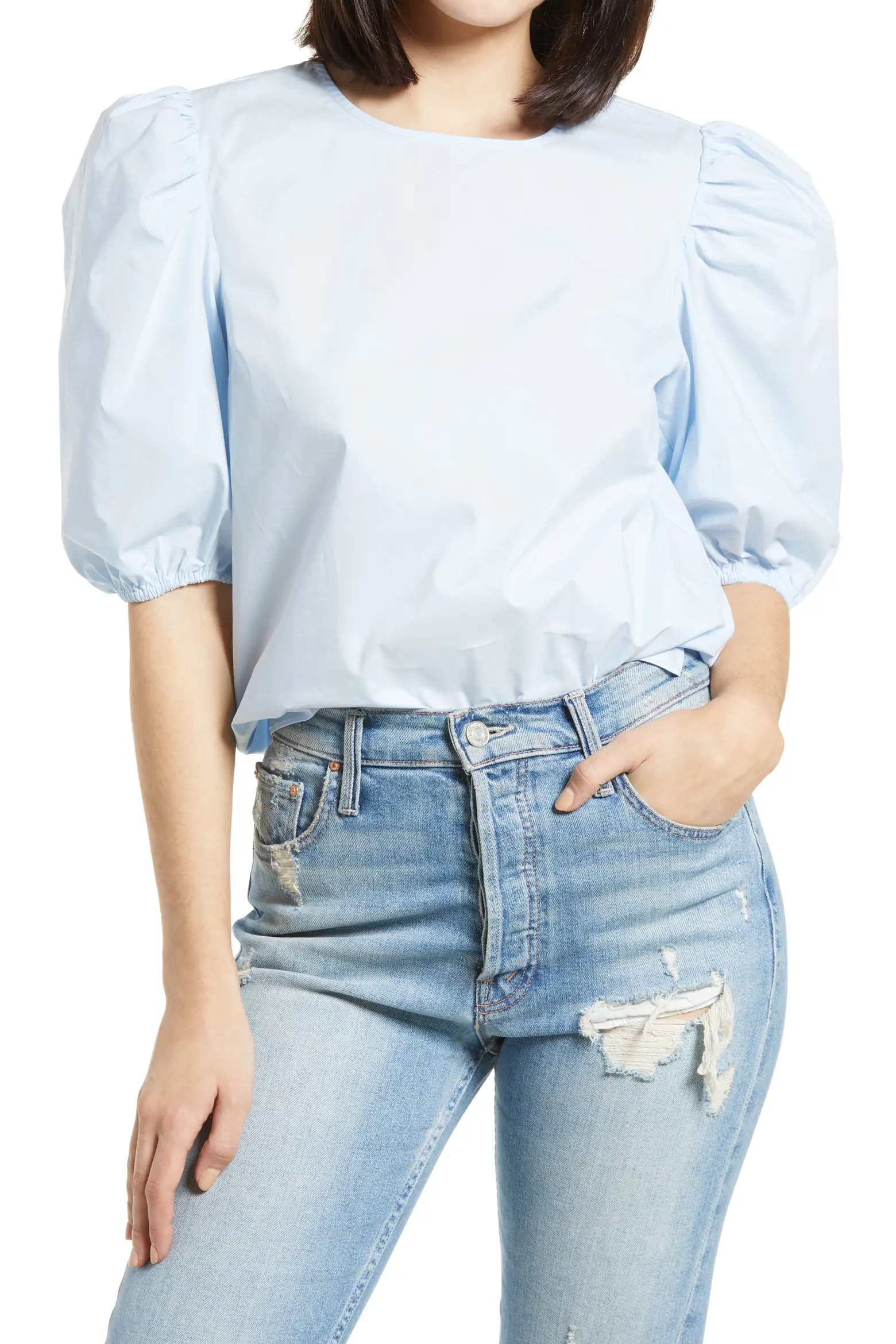 English Factory Puff Sleeve Top (Women) | Nordstrom | Nordstrom
