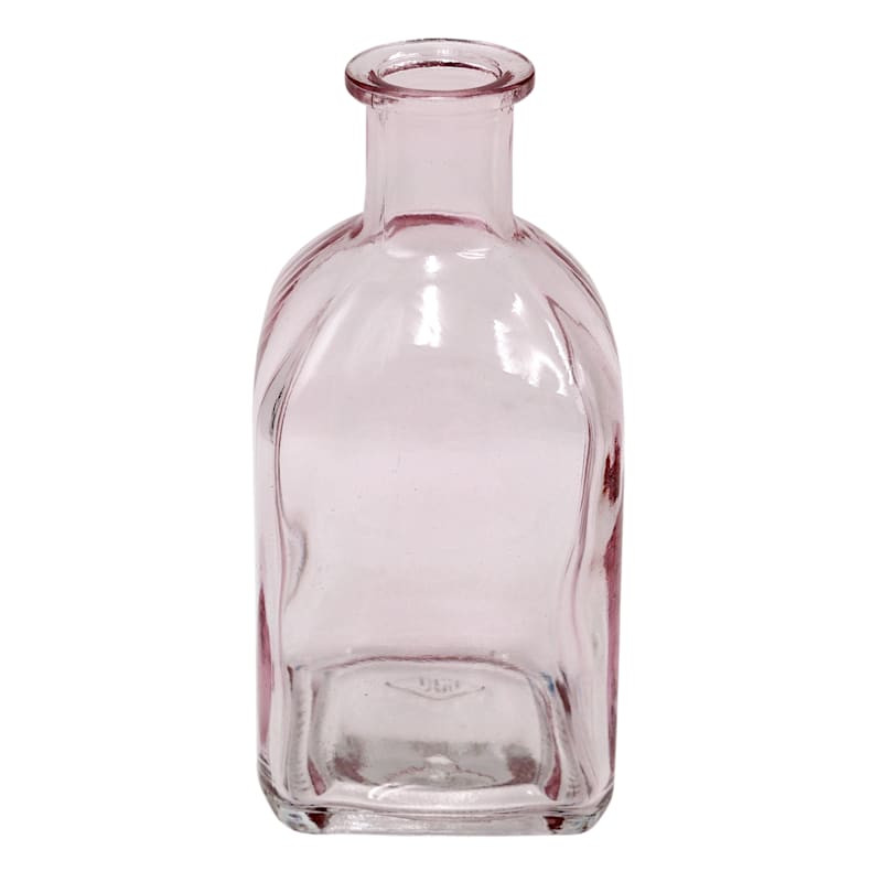 Pink Glass Bud Vase, 5" | At Home