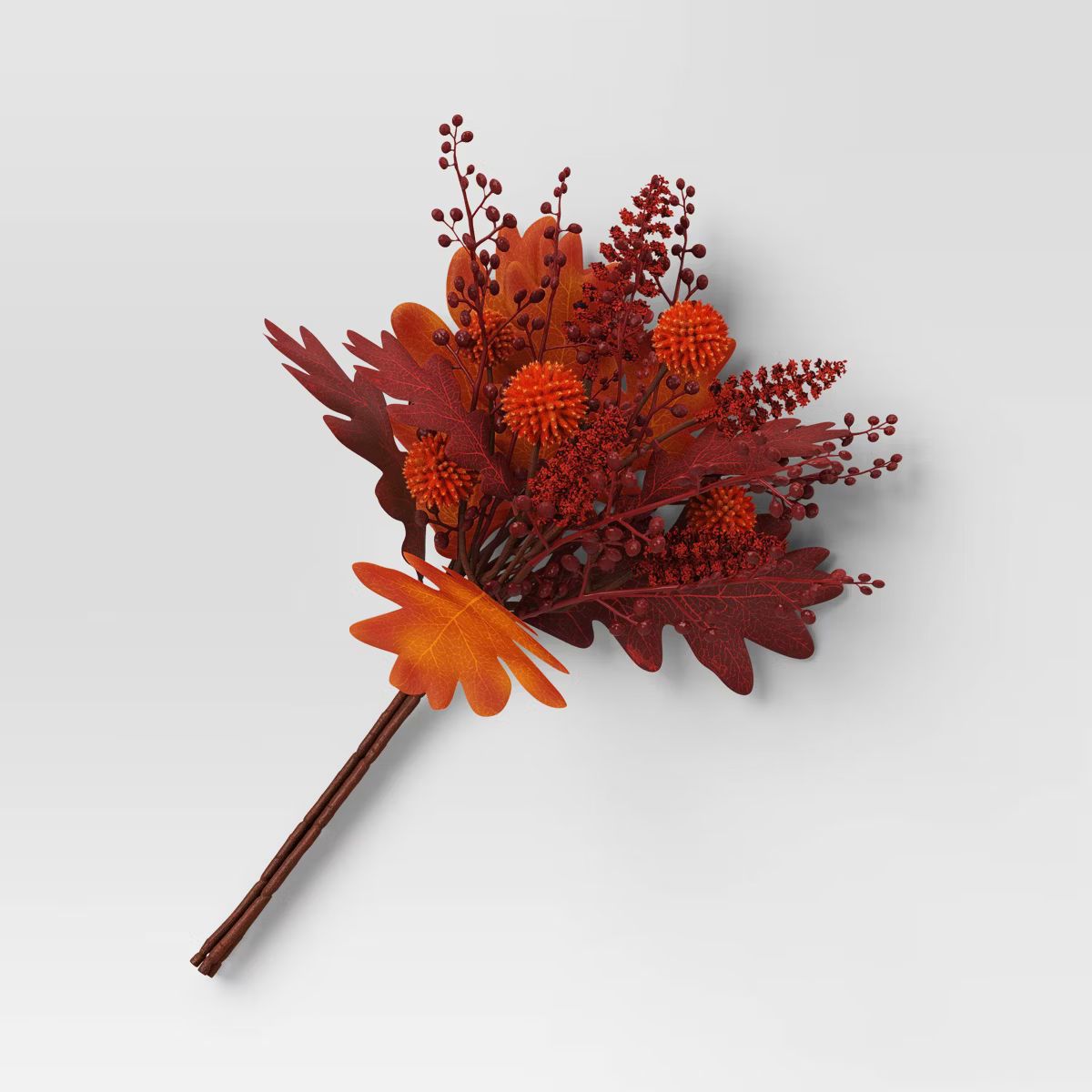 Oak Leaf Mini Bouquet Artificial Leaf Sprays - Room Essentials™ | Target