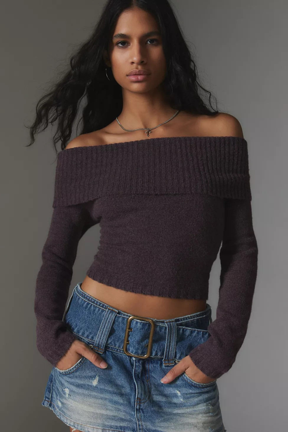 Silence + Noise Claudia Off-The-Shoulder Sweater | Urban Outfitters (US and RoW)