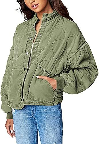 [BLANKNYC] Womens Luxury Clothing Tencel Drop Shoulder Quilted Jacket | Amazon (US)