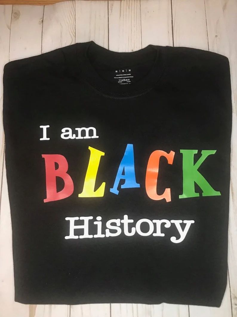 I AM Black History Tee, Afro Shirt, Black Lives Matter Shirt, Black Girl Magic shirt, Black Histo... | Etsy (US)