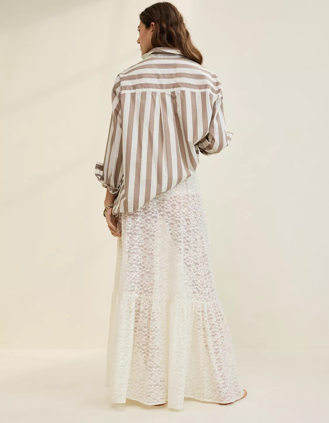 Aerie Tiered Lace Maxi Skirt | American Eagle Outfitters (US & CA)