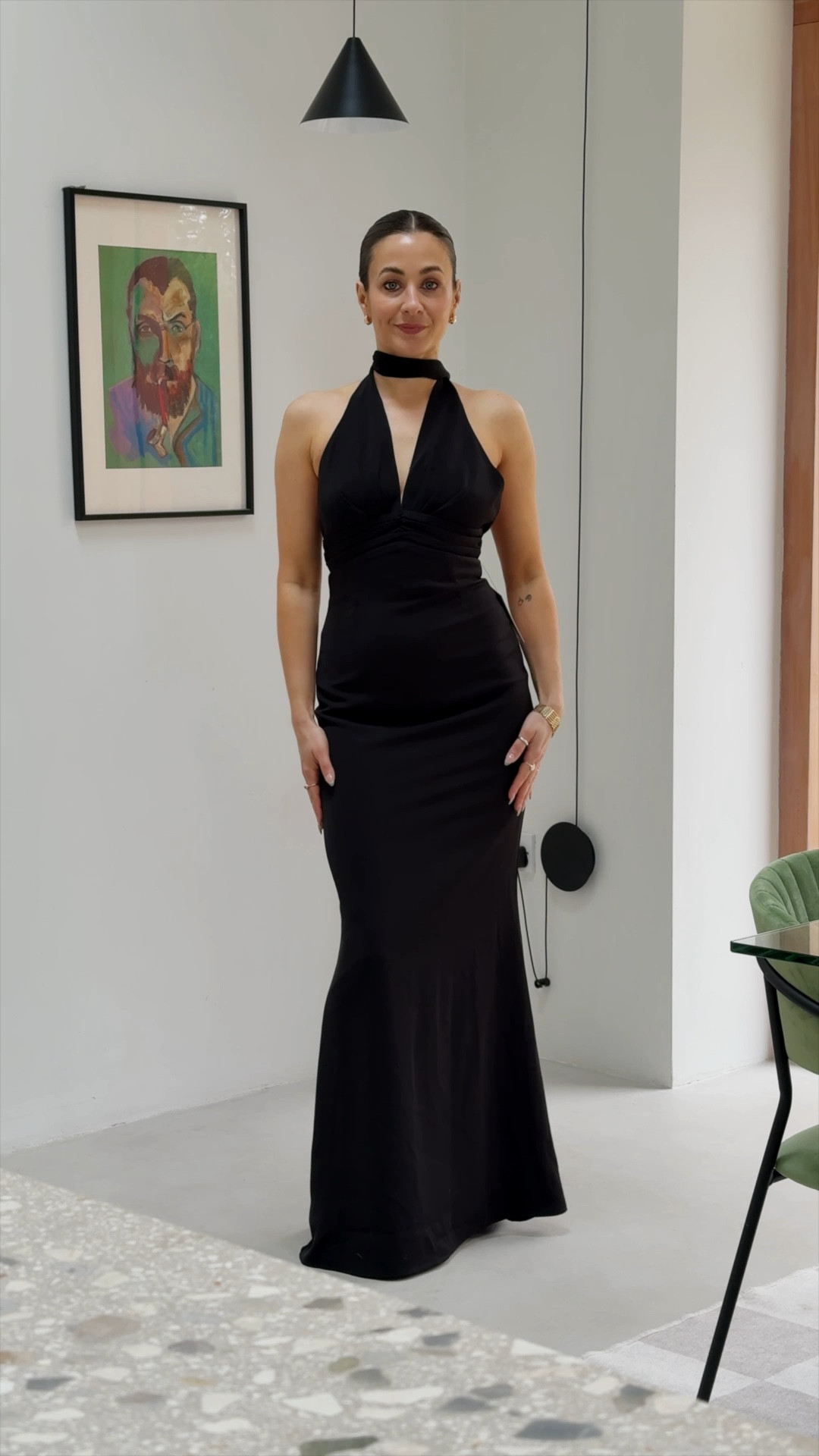 All-black wedding attire #ClubLLondon #OddMuse