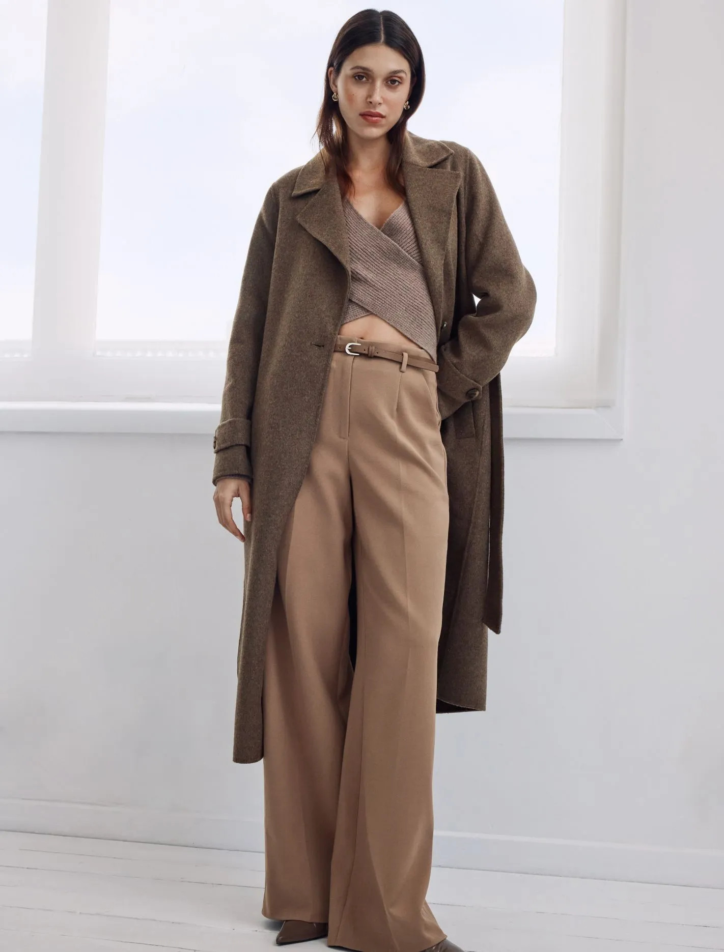 Natalie Felled Seam Coat | Forever New (AU)