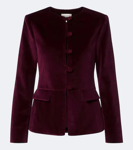 Posse Maria cotton velvet jacket | Mytheresa (US/CA)